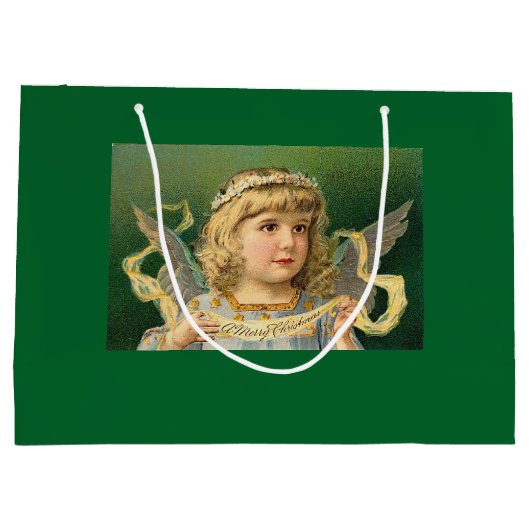 Sweet KerstAngel Large Cadeautasje (Achterkant)