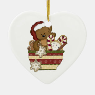 Sweet-kerstBeer Keramisch Ornament