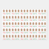 Sweet kerstcadeautjes met onmiddellijke verpakking inpakpapier vel (Voorkant)