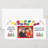 Sweet-kerstfotokaart Feestdagenkaart (Voorkant / Achterkant)