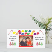 Sweet-kerstfotokaart Feestdagenkaart (Staand voorkant)