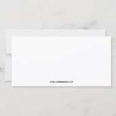 Sweet-kerstfotokaart Feestdagenkaart (Achterkant)