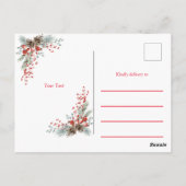 Sweet-kerstkaart voor grootouders briefkaart (Achterkant)