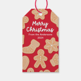 Sweet-kerstkoekjes Cadeaulabel