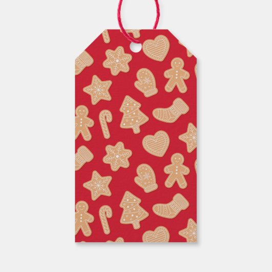 Sweet-kerstkoekjes Cadeaulabel (Achterkant)