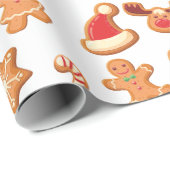 Sweet kerstkoekjes cadeaupapier (Rol Hoek)