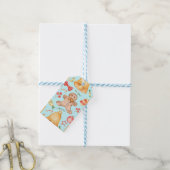 Sweet kerstkoekjes en Snoepjes Cadeaulabel (Met Touw)
