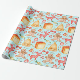 Sweet kerstkoekjes en Snoepjes Cadeaupapier
