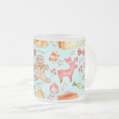 Sweet kerstkoekjes en Snoepjes Matglas Koffiemok (Voorkant rechts)