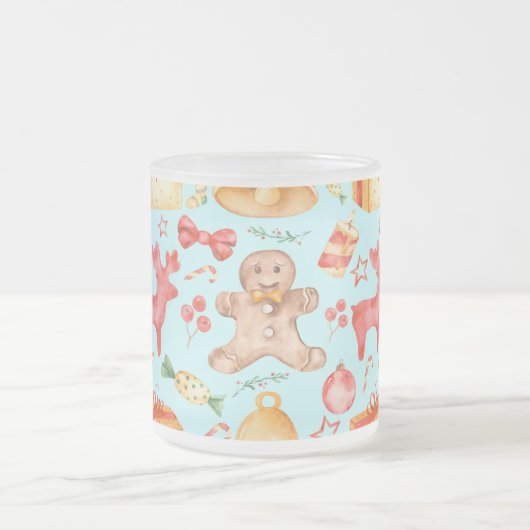 Sweet kerstkoekjes en Snoepjes Matglas Koffiemok (Center)