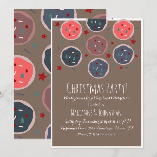 Sweet kerstkoekjes Exchange Sprinkles Kaart (Voorkant / Achterkant)