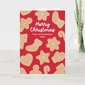Sweet-kerstkoekjes Feestdagen Kaart (Voorkant)