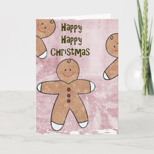Sweet-kerstkoekjes Feestdagen Kaart (Voorkant)
