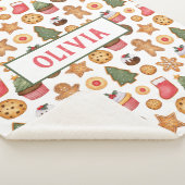Sweet Kerstkoekjes Persoonlijke Baby Sherpa Deken (3/4)