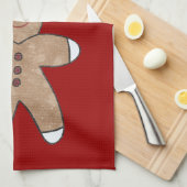 Sweet kerstkoekjes theedoek (Quarter Fold)