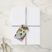 Sweet Kerstmis Corgi Cadeaulabel (Met Touw)