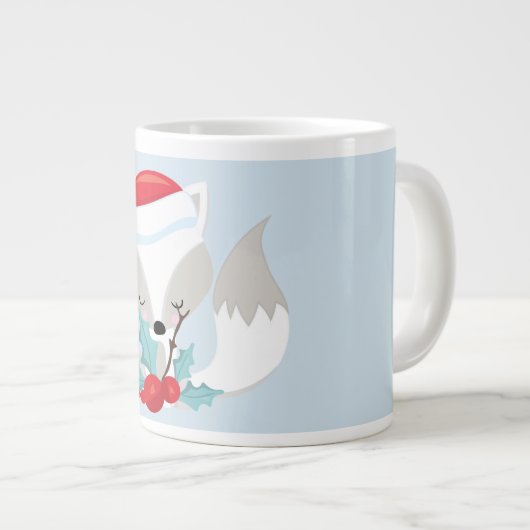 Sweet Kerstmis Fox Grote Koffiekop (Voorkant rechts)