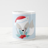 Sweet Kerstmis Fox Grote Koffiekop (Voorkant)
