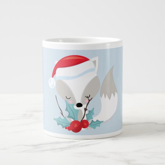 Sweet Kerstmis Fox Grote Koffiekop (Voorkant)