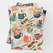 Sweet Kerstmis Inpakpapier Vel (In situ)