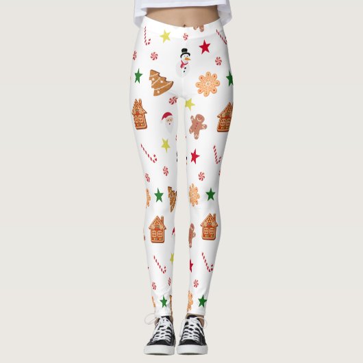 Sweet Kerstmis Leggings (Voorkant)