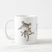 Sweet Kerstmis maakt ijsschaatsen Koffiemok (Links)