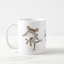 Sweet Kerstmis maakt ijsschaatsen Koffiemok