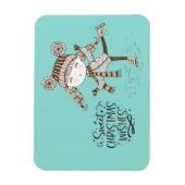 Sweet Kerstmis maakt ijsschaatsen Magneet (Verticaal)