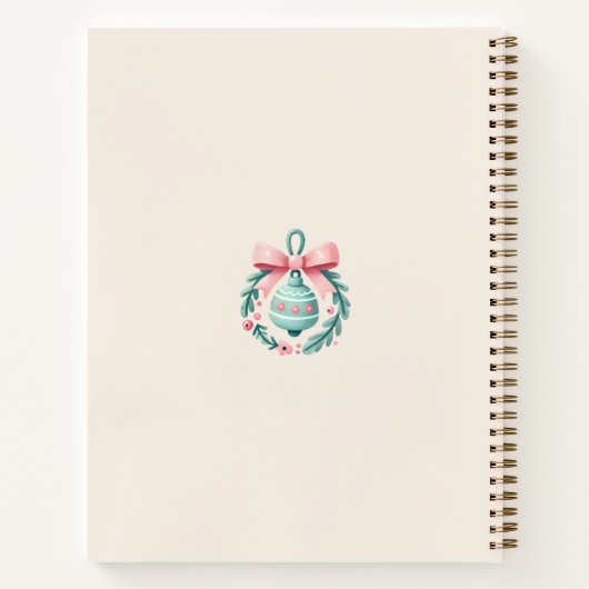 Sweet Kerstmis Notitieboek (Achterkant)