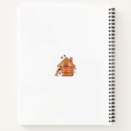 Sweet Kerstmis Notitieboek (Achterkant)