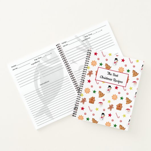 Sweet Kerstmis Notitieboek (Binnen)