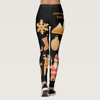 Sweet kerstontbijtontwerp leggings