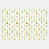 🎄 Sweet kerstpatroon 003 voor kinderen Inpakpapier Vel (Voorkant 3)