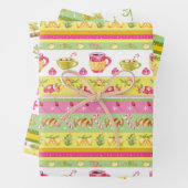 🎄 Sweet kerstpatroon 003 voor kinderen Inpakpapier Vel (In situ)