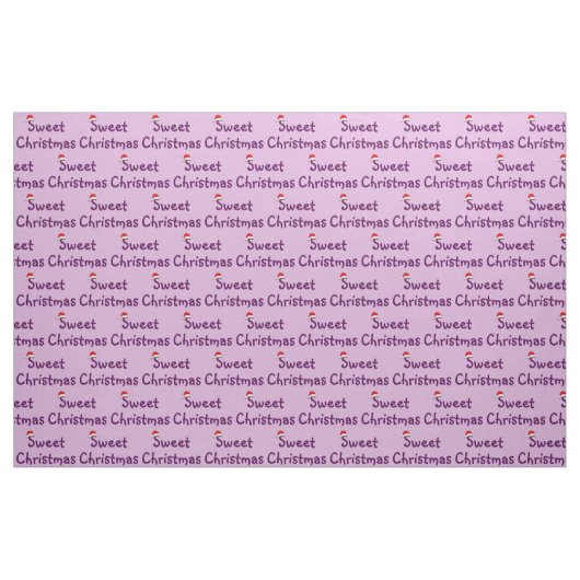 Sweet kerstpatroon stof (Fat Quarter)