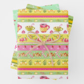 🎄 Sweet-kerstpatroon voor kinderen Inpakpapier Vel (In situ)