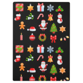 Sweet-kerstpictogramontwerp Klembord (Achterkant)