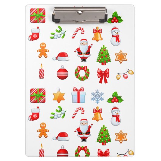 Sweet-kerstpictogramontwerp Klembord (Voorkant)