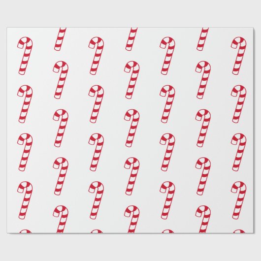 Sweet-kerstrode snoepriet cadeaupapier (Vlak)