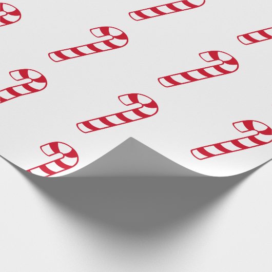 Sweet-kerstrode snoepriet cadeaupapier (Hoek)