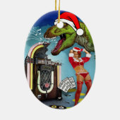 Sweet Kerstsong Keramisch Ornament (Achterkant)