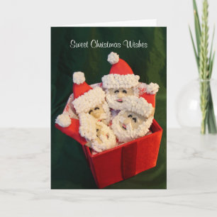 Sweet kerstwijn feestdagen kaart
