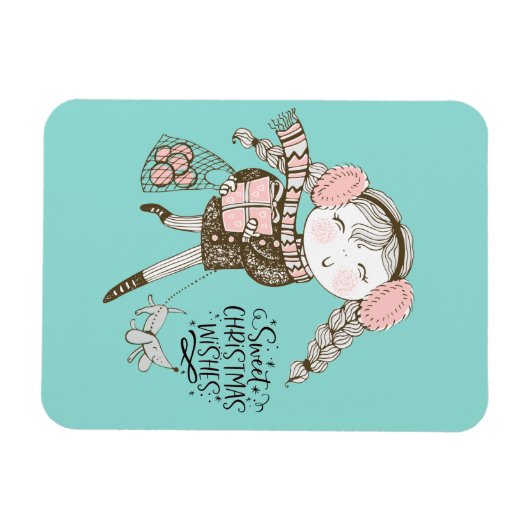 Sweet kerstwijn magneet (Horizontaal)