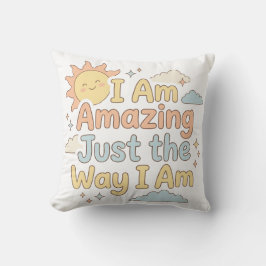 Sweet Kids Affirmation You Are Amazing Quote Kussen