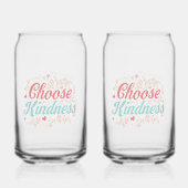 Sweet Kindness Matters Typography Blikvorm Glas (Voorkant)