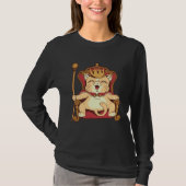 Sweet King Cat Kitty Kitten  Fun T-shirt (Voorkant)
