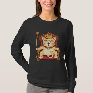 Sweet King Cat Kitty Kitten  Fun T-shirt