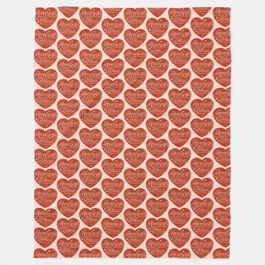 Sweet Kiss Fleece Blanket Deken (Voorkant)