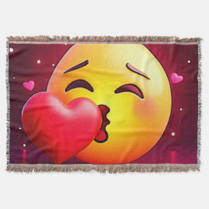 Sweet Kiss Heart Emoji Deken