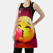 Sweet Kiss Heart Emoji Schort (Insitu)